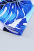 Palm Leaves Print Sleeveless Tankini Swimsuit